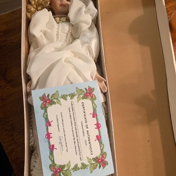 HUGE 21’’ 😍Limited Edition Porcelain Doll hand crafted - Picture 10 of 11